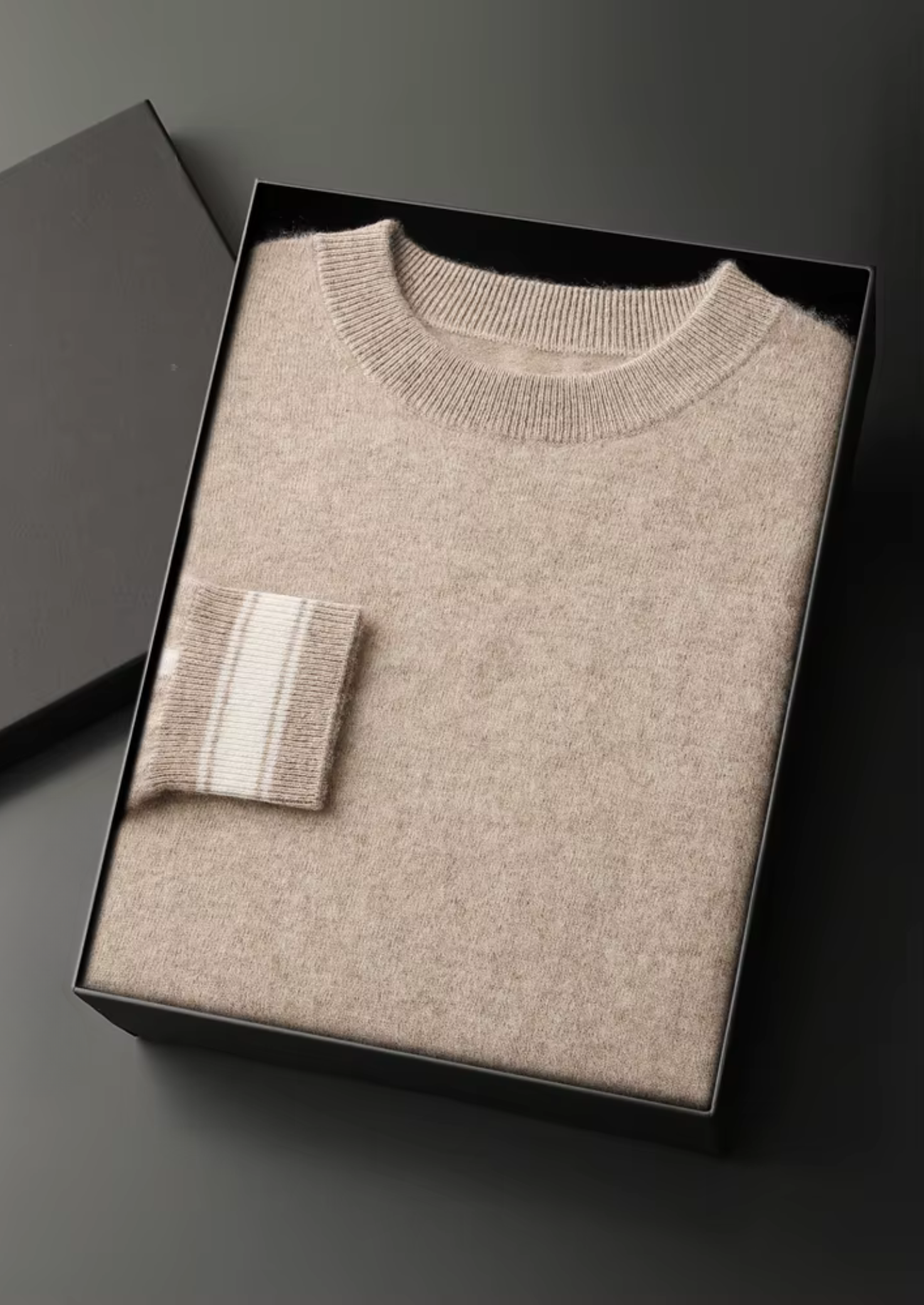 Premium Cashmere V-Neck Set