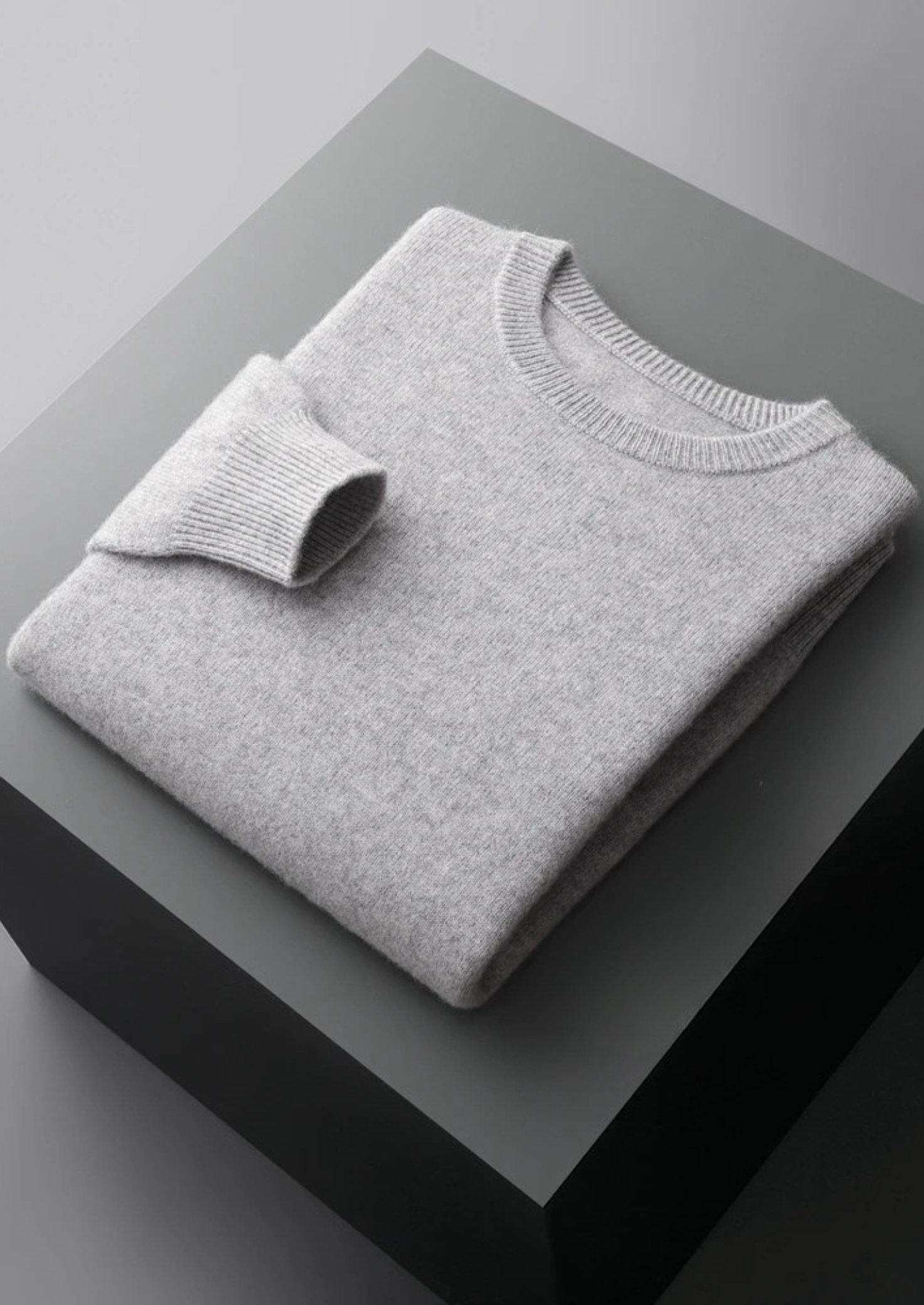 Extra-Fine Merino Wool Classic Crewneck Sweater