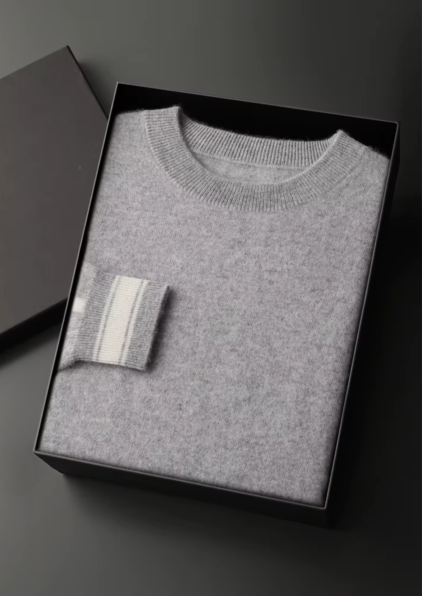 Premium Cashmere V-Neck Set