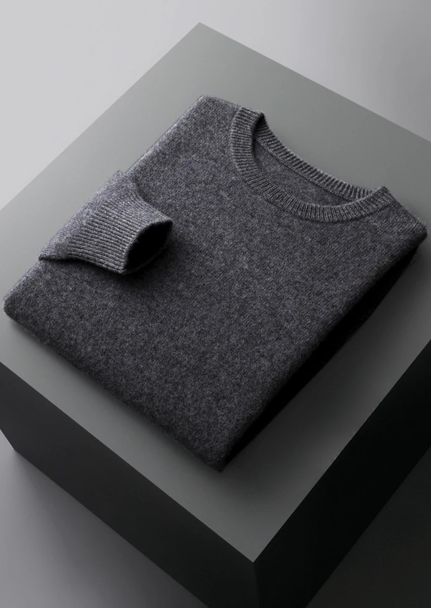 Extra-Fine Merino Wool Classic Crewneck Sweater