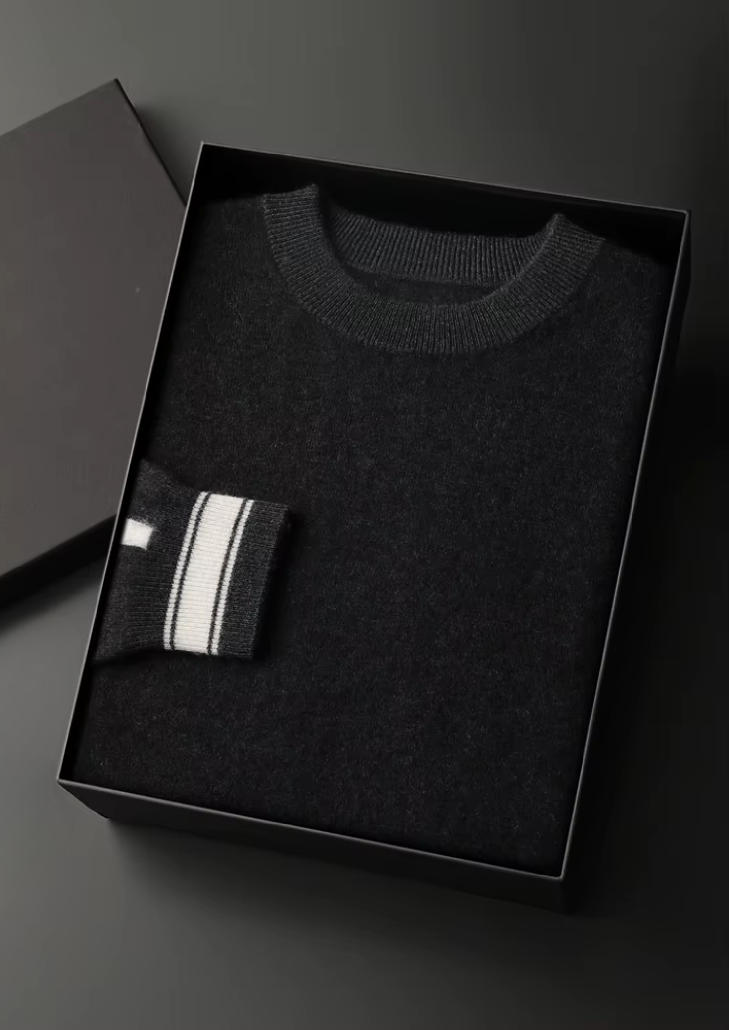 Premium Cashmere V-Neck Set