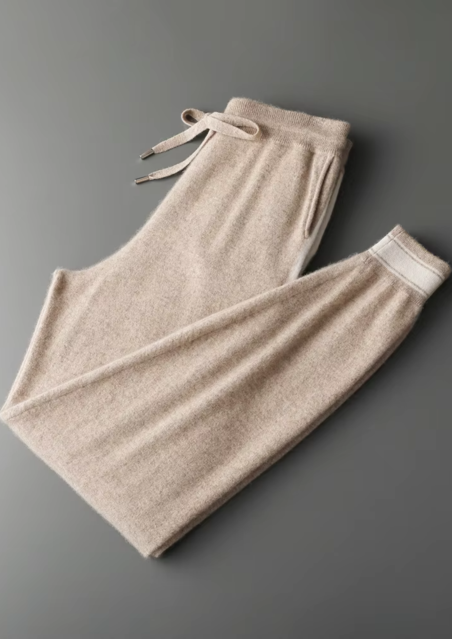 Premium Cashmere V-Neck Set