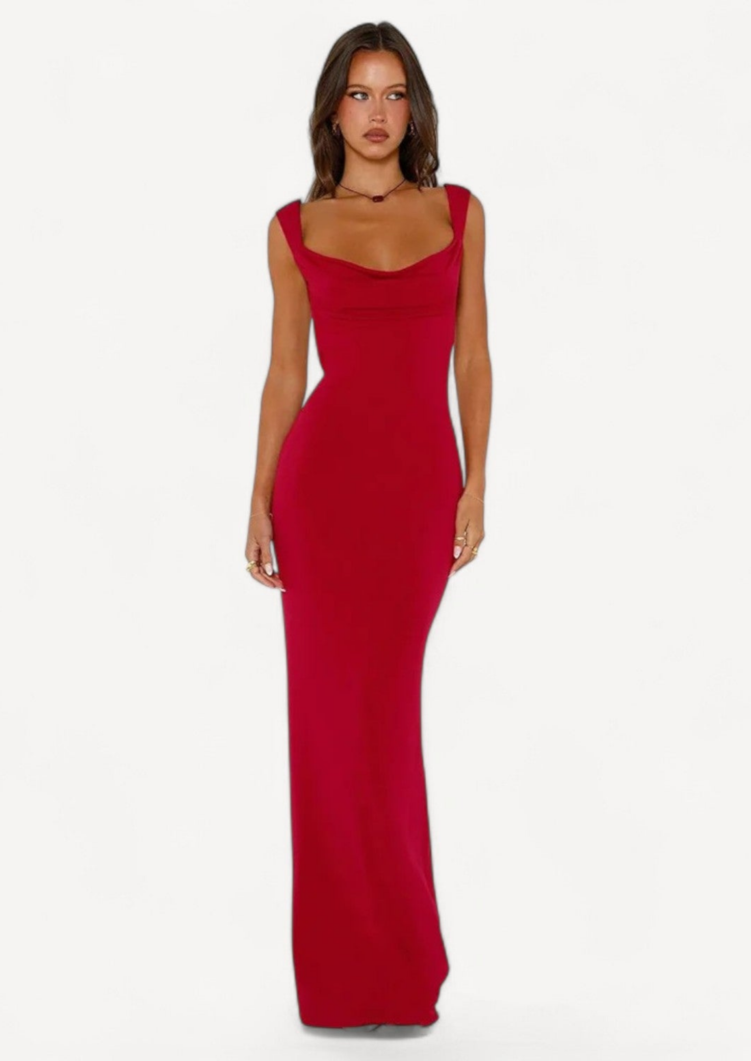 Backless Bow-Tie Maxi Dress Women
