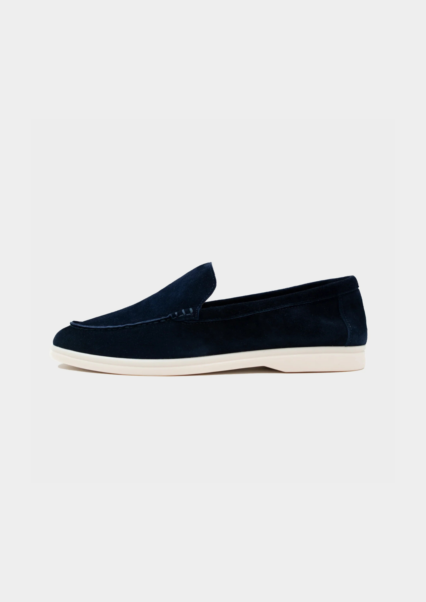 Men’s Suede Loafers in Navy Blue