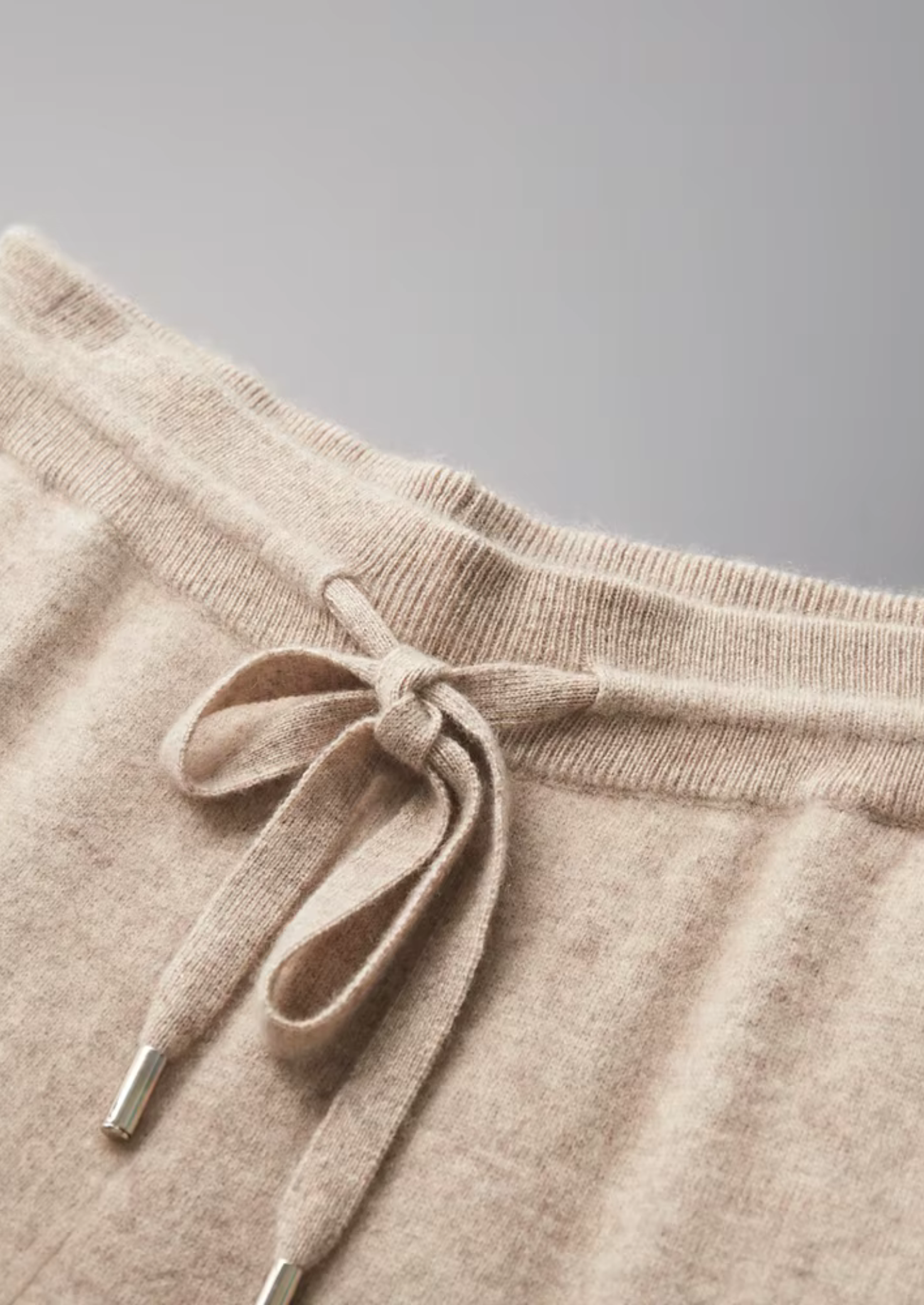 Premium Cashmere V-Neck Set