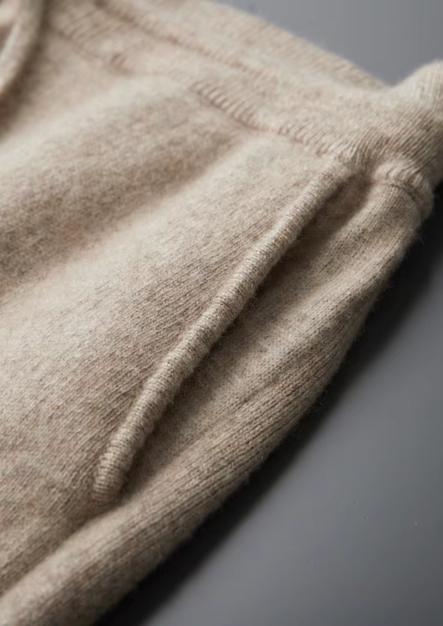 Premium Cashmere Half Zip Set