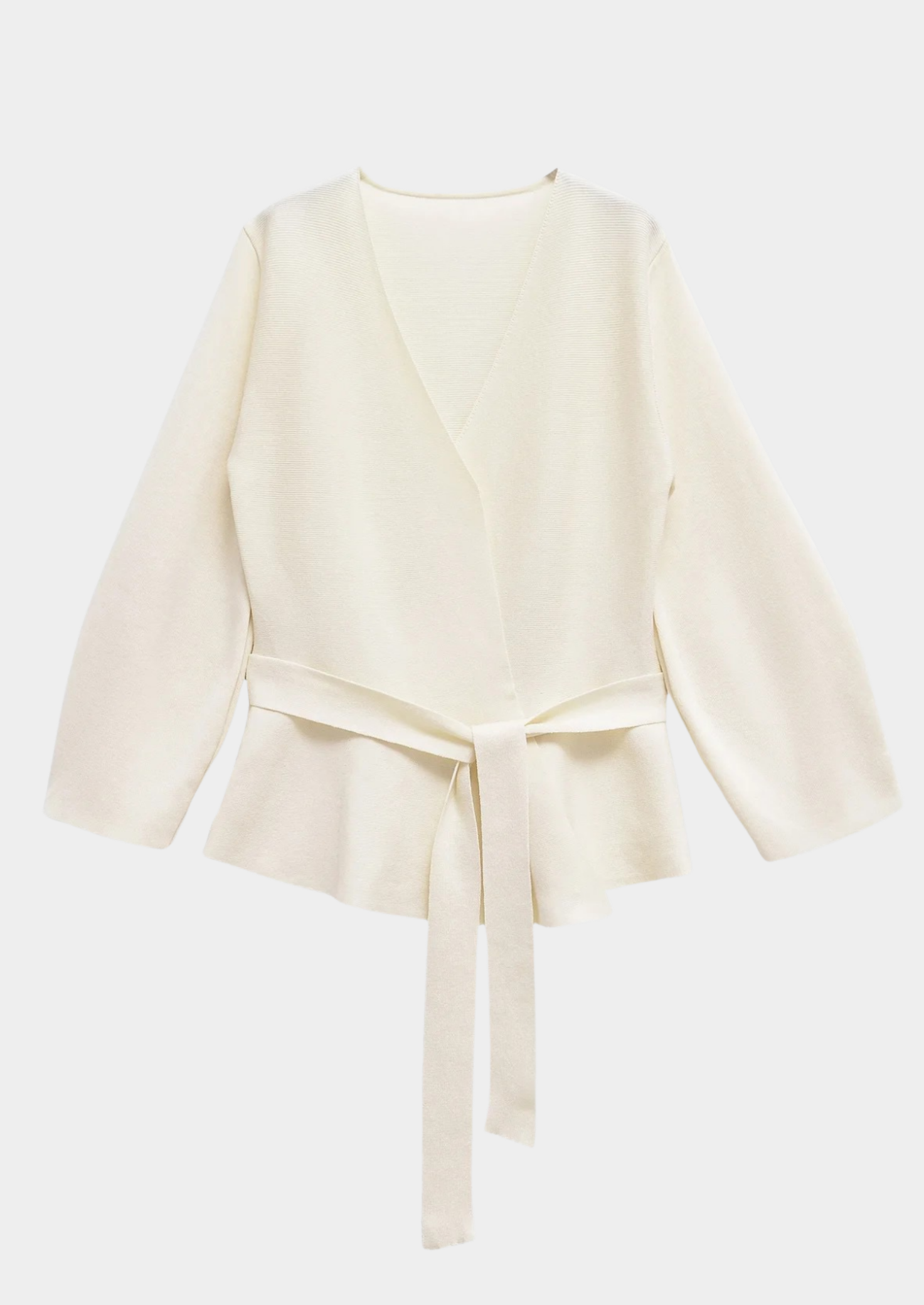 Tie-Waist Knitted Cardigan Women