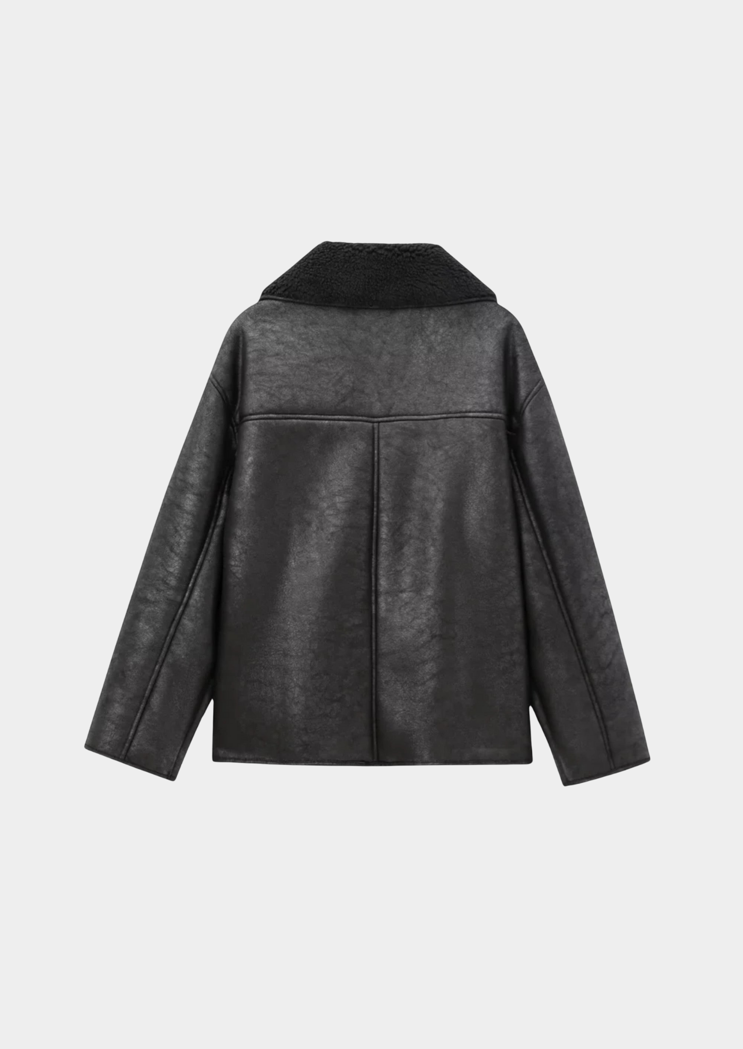Heritage Fleece Jacket - Classic Single-Breasted Winter Coat Women
