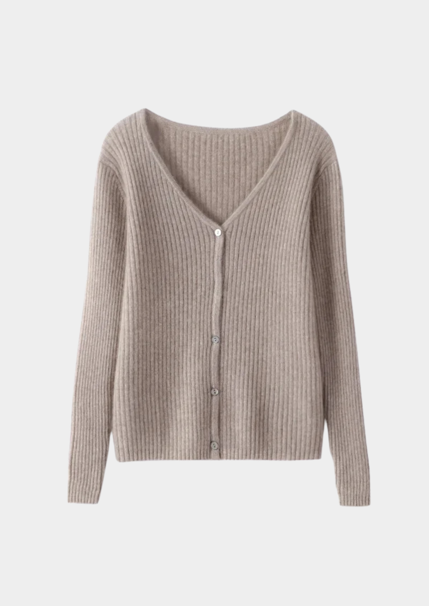 Cashmere V-neck Knitted Cardigan Women