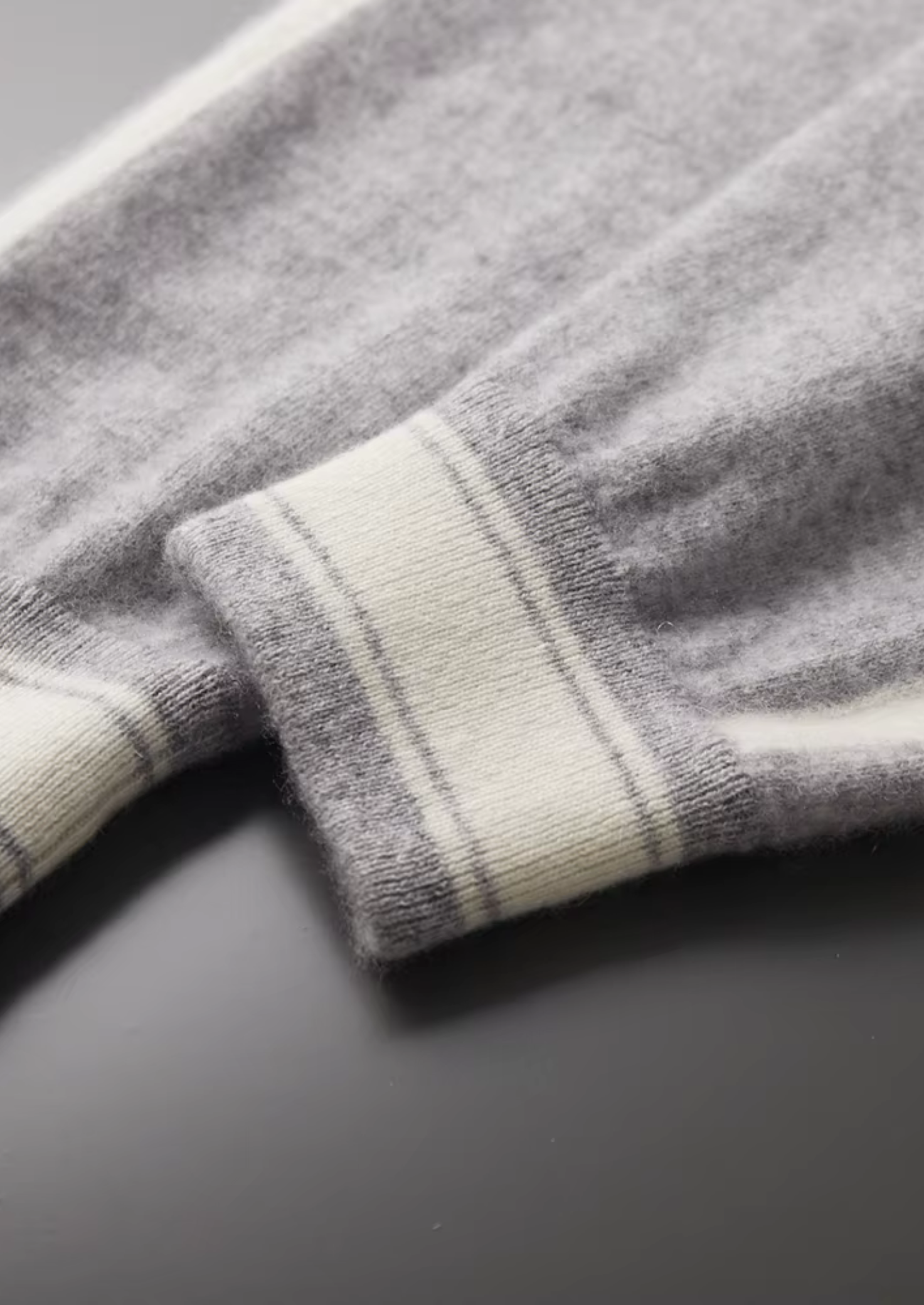 Premium Cashmere V-Neck Set