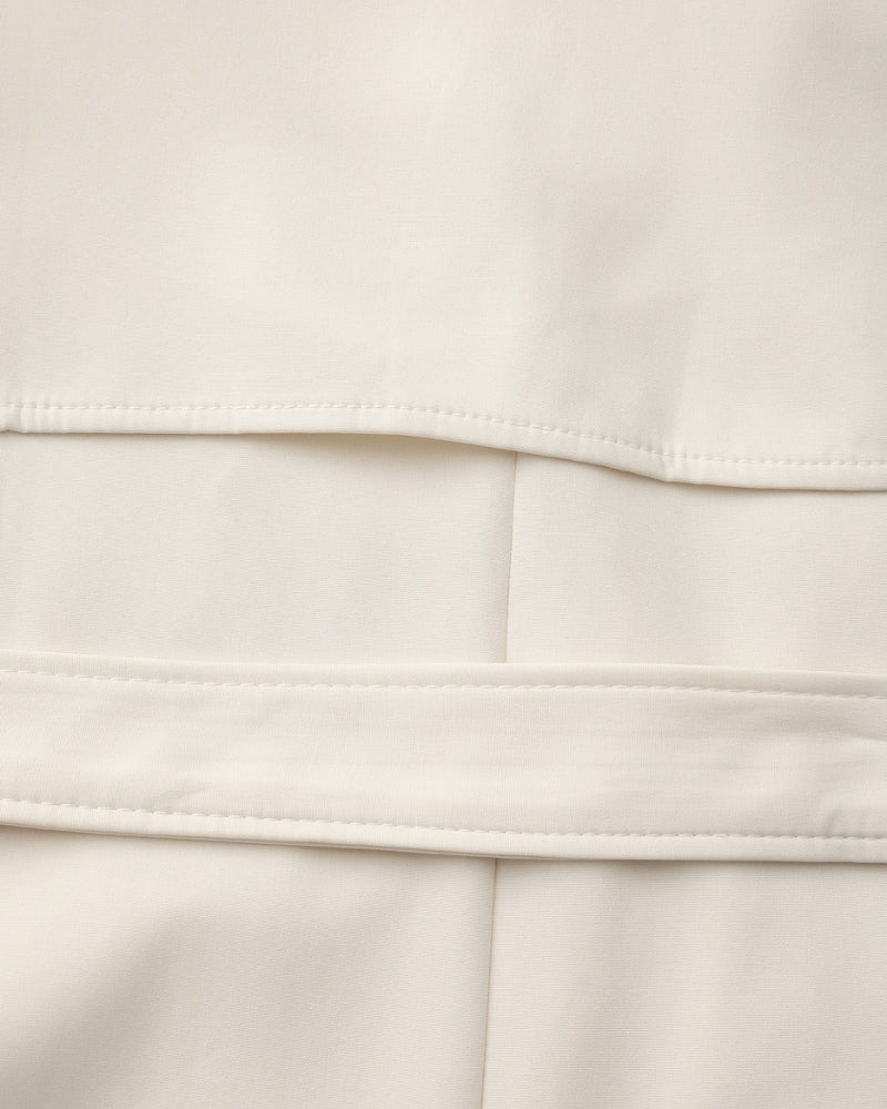 Structured Trench Coat with Lapels Women