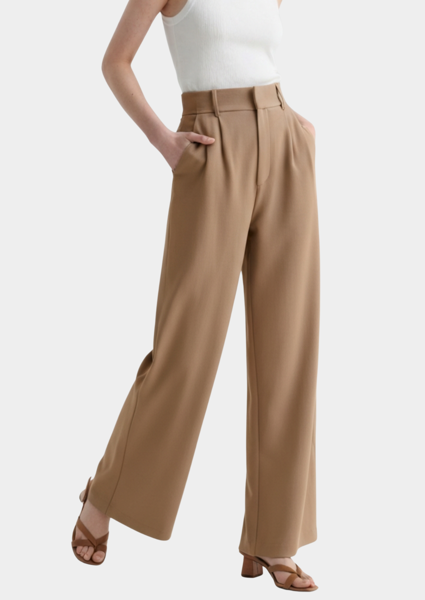 High-Waist Wide-Leg Pants Women