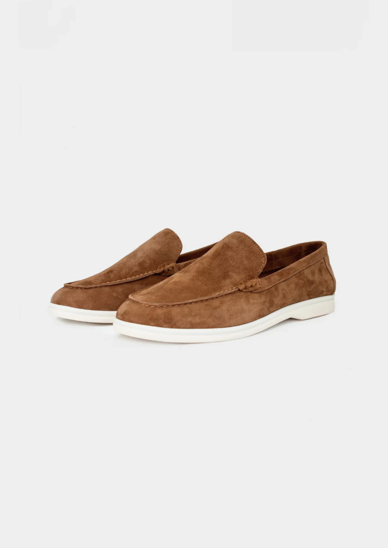 Men’s Suede Loafers in Brown