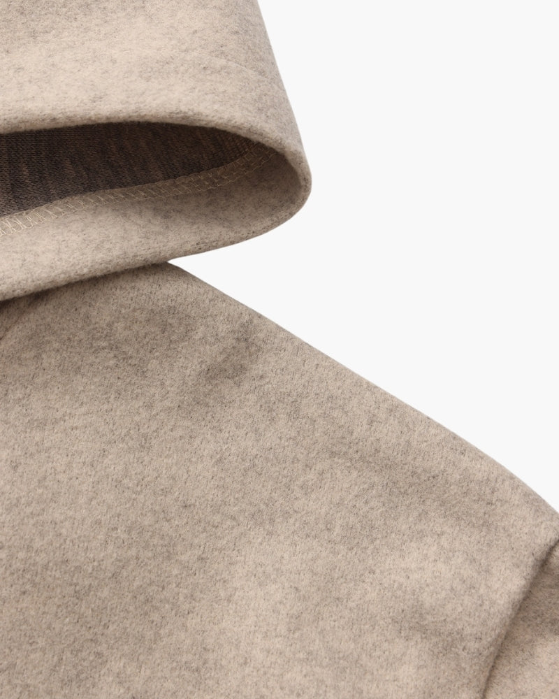 Refined Wool Zip Coat Women