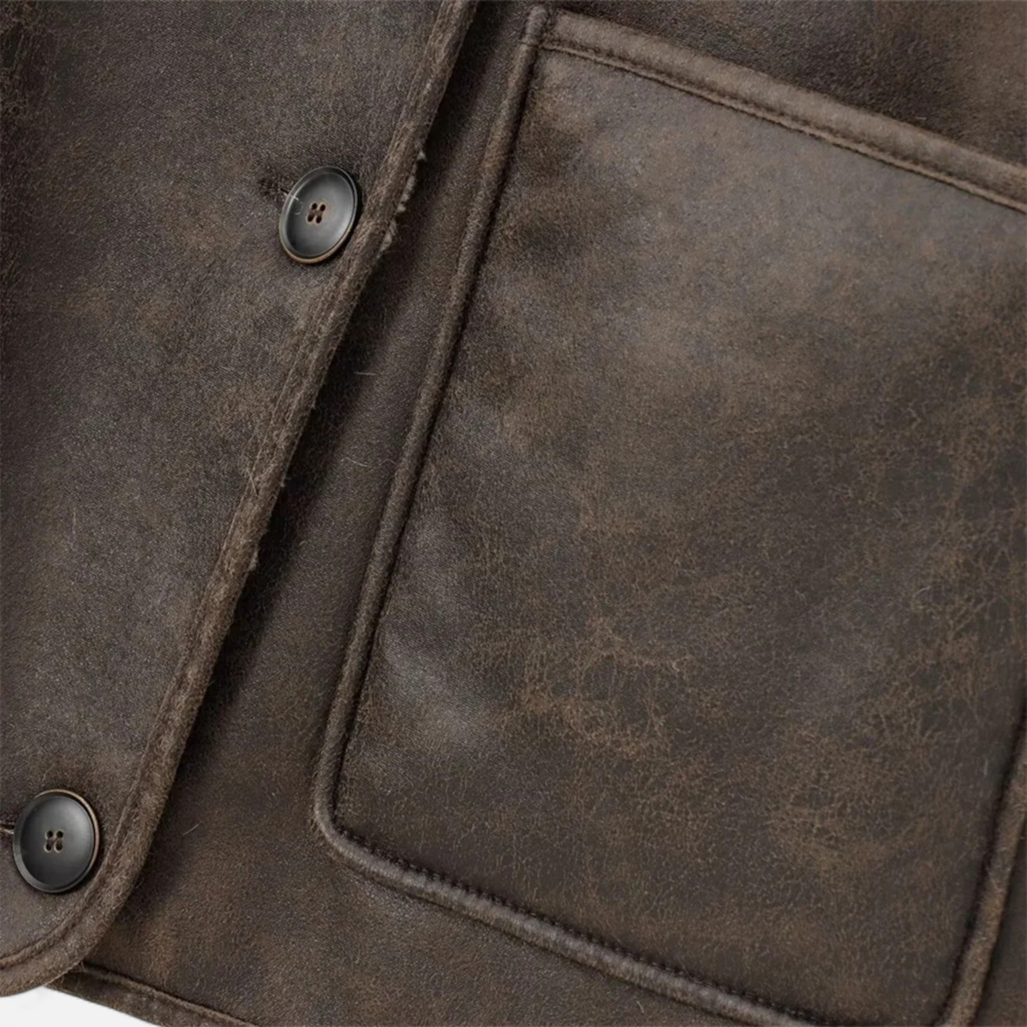 Heritage Fleece Jacket - Classic Single-Breasted Winter Coat Women