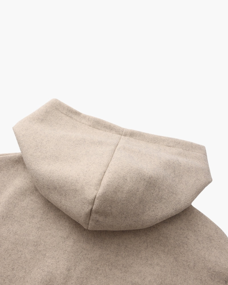 Refined Wool Zip Coat Women