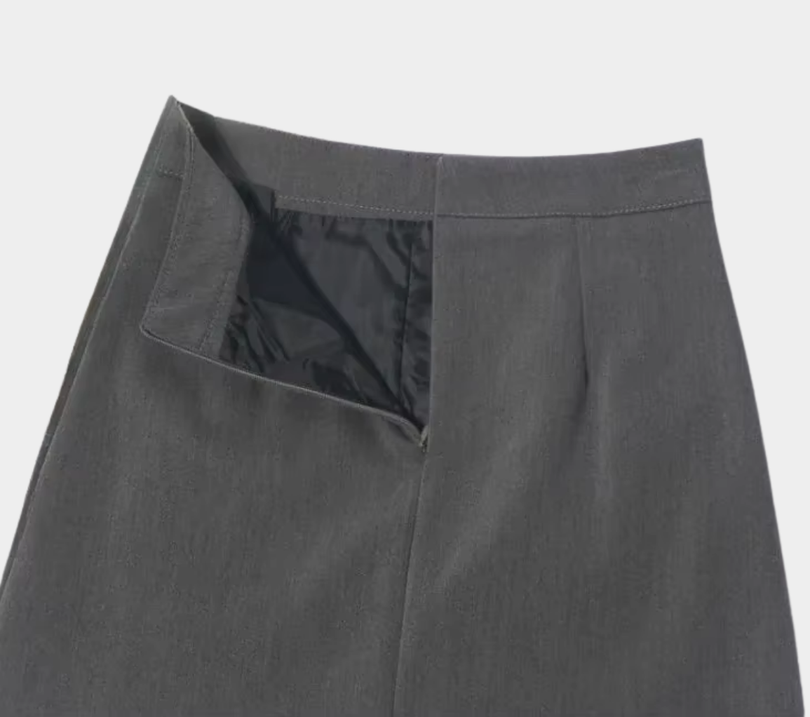 Structured Straight Mini Skirt Women