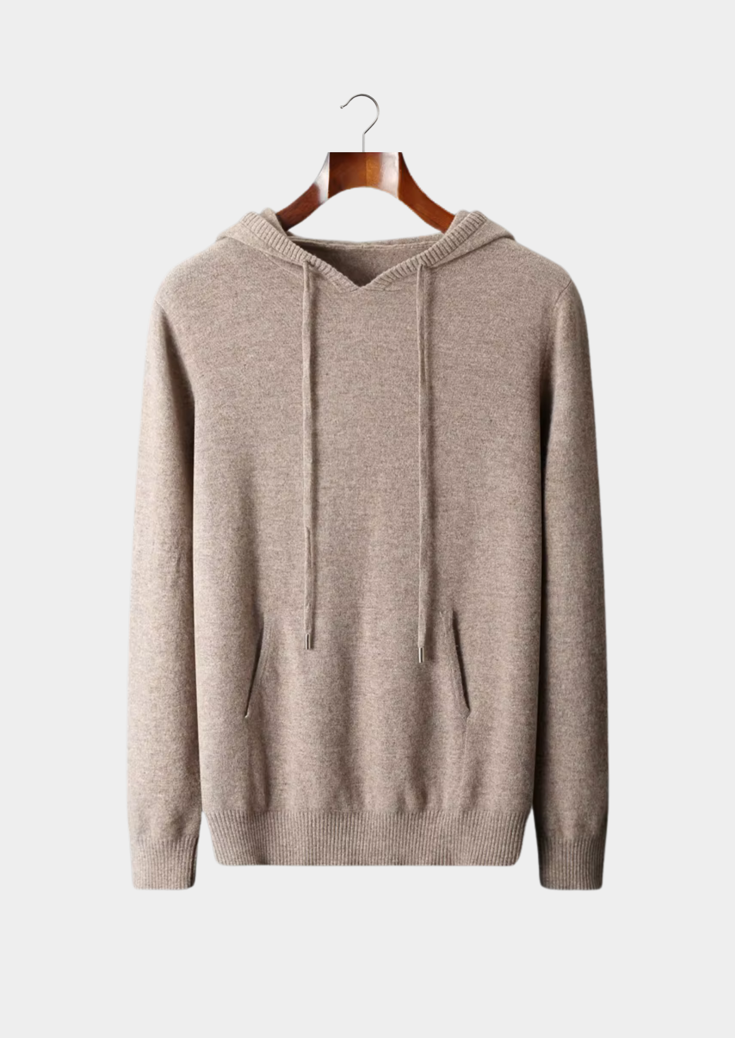 Extra-Fine Merino Wool Hoodie Zip