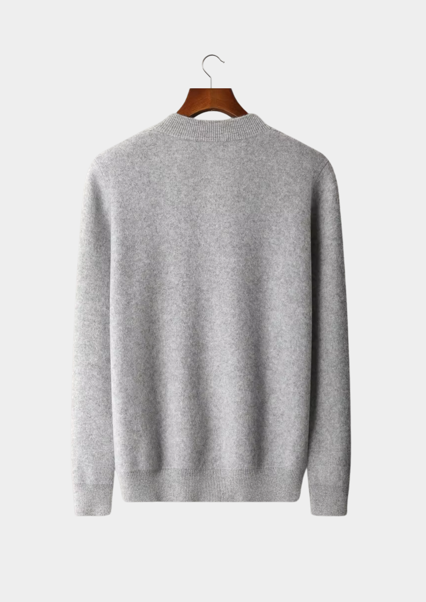 Merino Wool Extra-Fine V-Neck Knit Cardigan