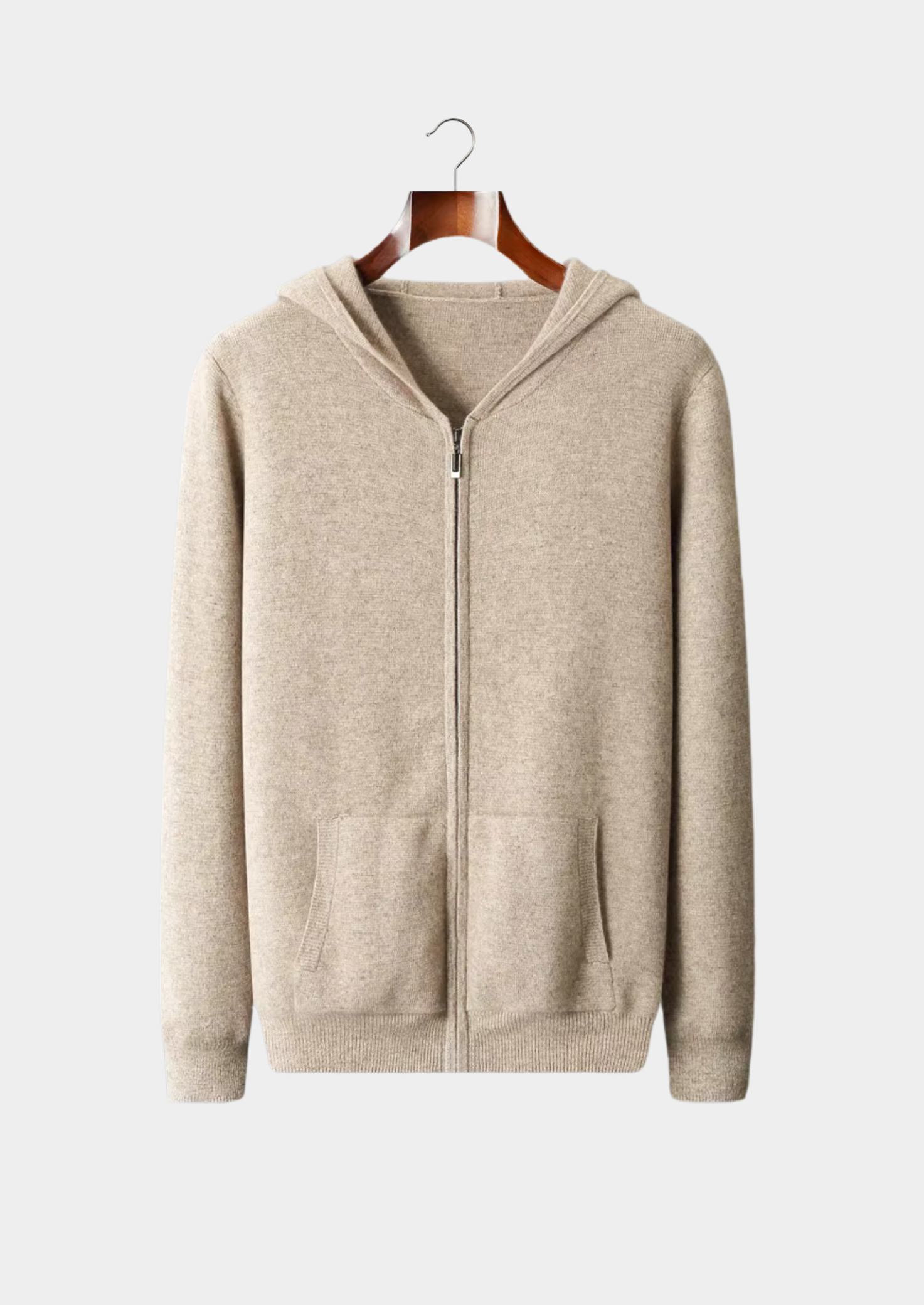 Merino Wool Extra-Fine Full Zip Hoodie